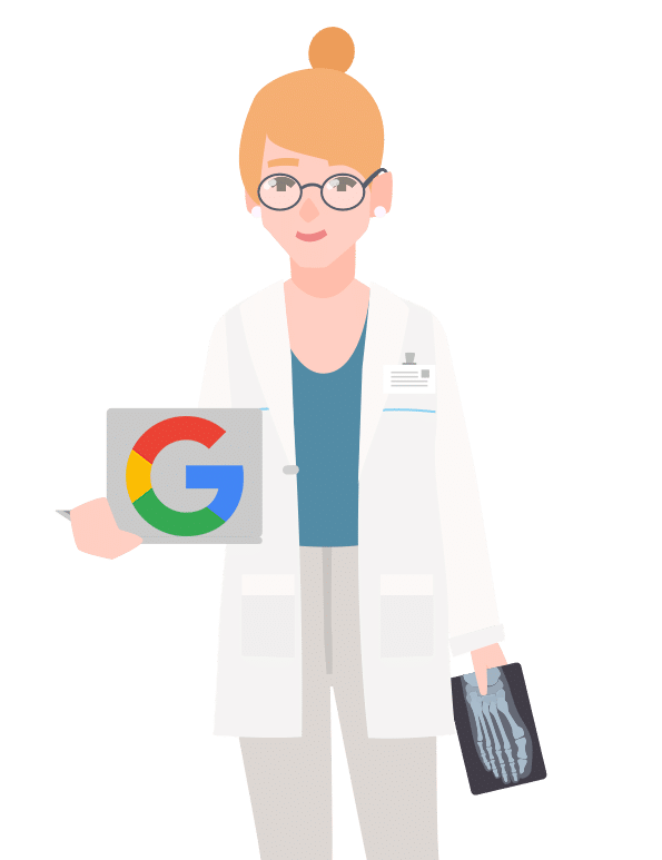 Gain Patients With Google - Woman Podiatrist