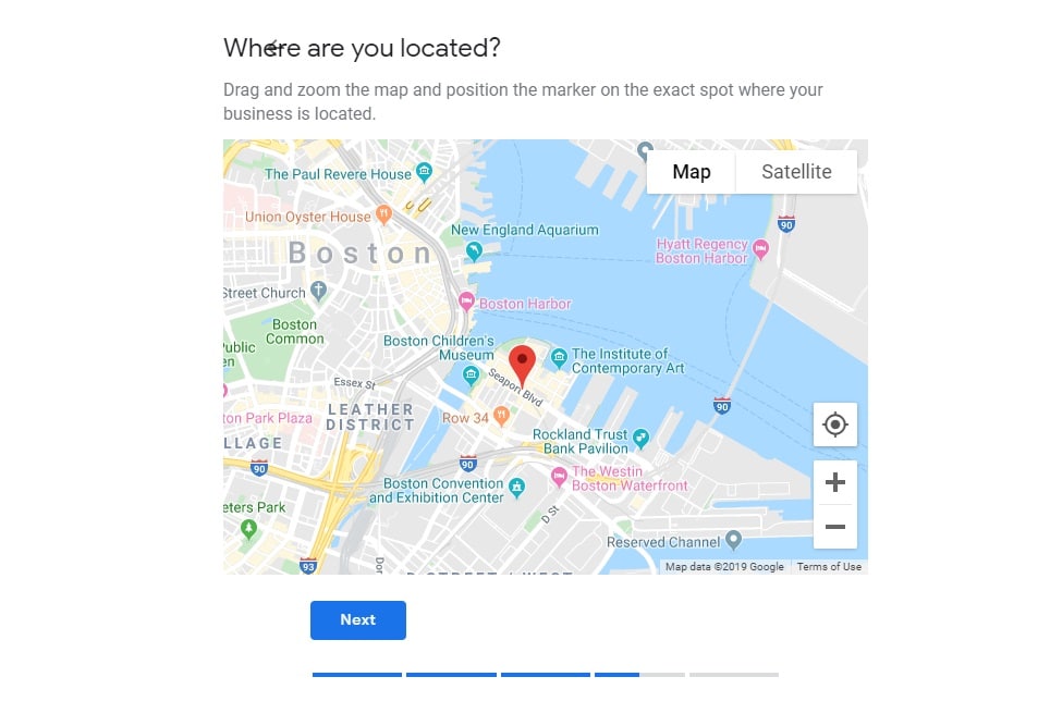 Podiatry Clinic Google My Business Map