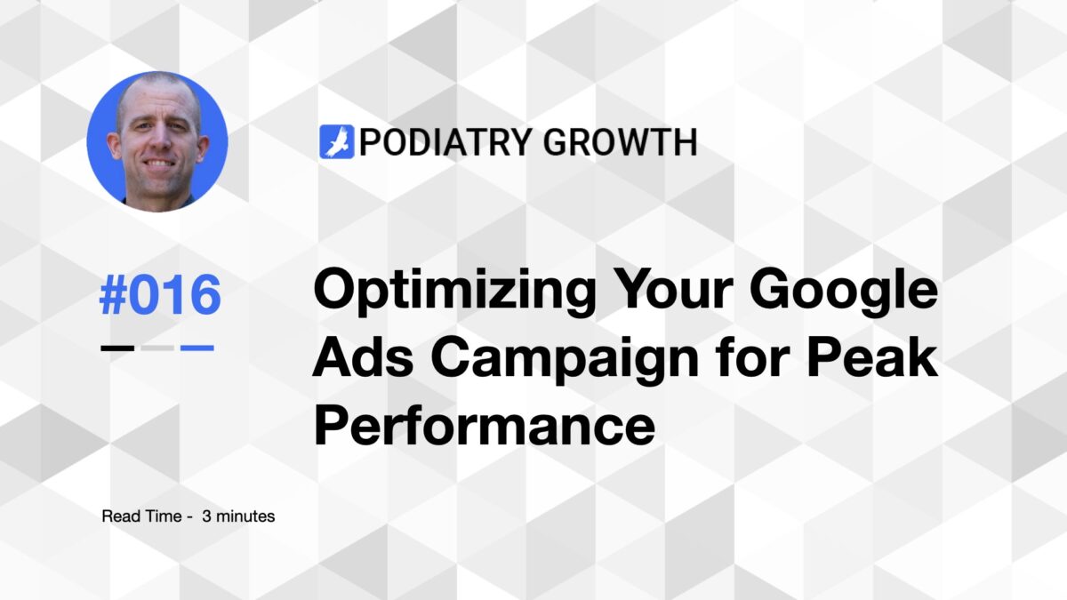 Optimizing Your Google Ads Campaign for Peak Performance